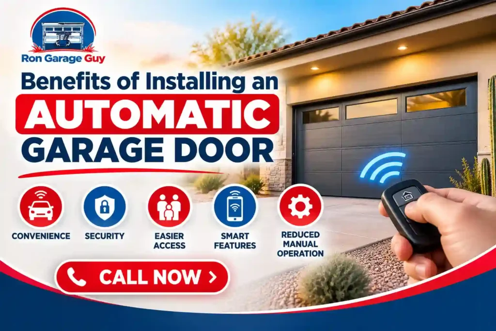 Benefits of Installing an Automatic Garage Door | Ron Garage Guy Benefits of Installing an Automatic Garage Door | Ron Garage Guy