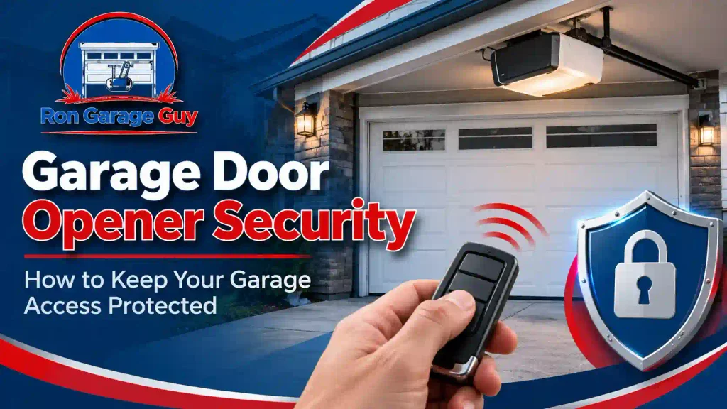Garage Door Opener Security: How to Keep Your Garage Access Protected